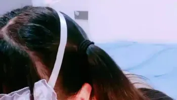 【激情约啪】双马尾卡哇伊面罩萌妹和炮友激情啪啪，白色开档丝袜跪着口交，上位骑坐抽插猛操，翘起屁股一下下撞击呻吟【精华版】-高清原版无水印